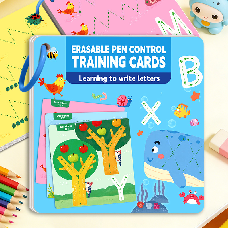 Children's Pen Control Training Workbook for Handwriting Practice