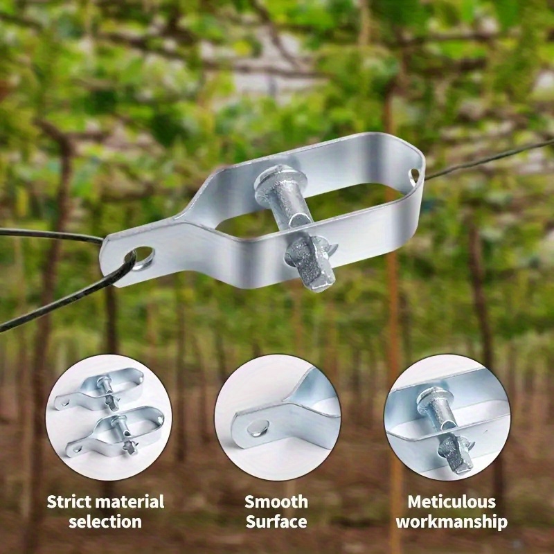 

Ensemble d'Outils de Tensionneur en Acier 3pcs avec Pinces - Fonctionnement Manuel, Pas d'Électricité pour la Clôture, l'Abri et de - Travail Lisse et Meticuleux