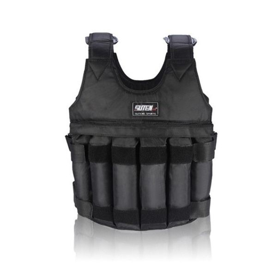 TEMU Gilet lesté d'entraînement Loading 20 kg à poids réglable pour la boxe, équipement de fitness pour entraînement, gilet de sable