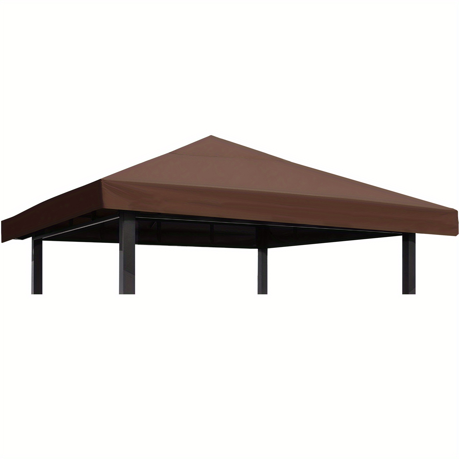 Elegant Roman Canopy Top For 3x3 M Gazebo Frame, In Minutes, Great For Outdoor Wedding Party Bbq Terrace Backyard Gathering, Top Cover