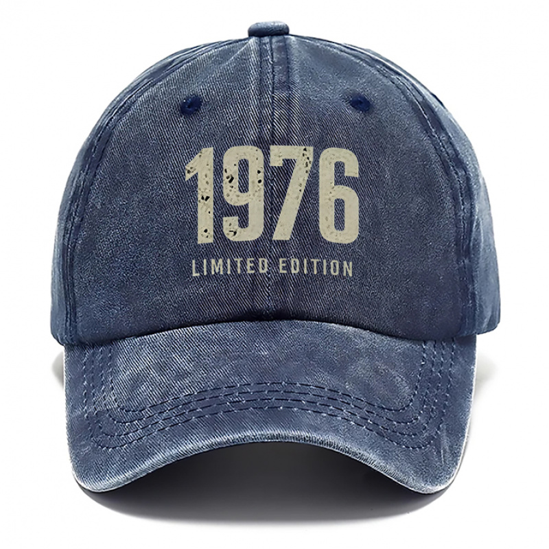 TEMU 1 stuks Retro Stijl 1976 Bedrukte Baseballpet, Petten voor Mannen, Casual Pet voor Vrouwen, Outdoor Baseballpetten, Hot Selling Verstelbare DAD