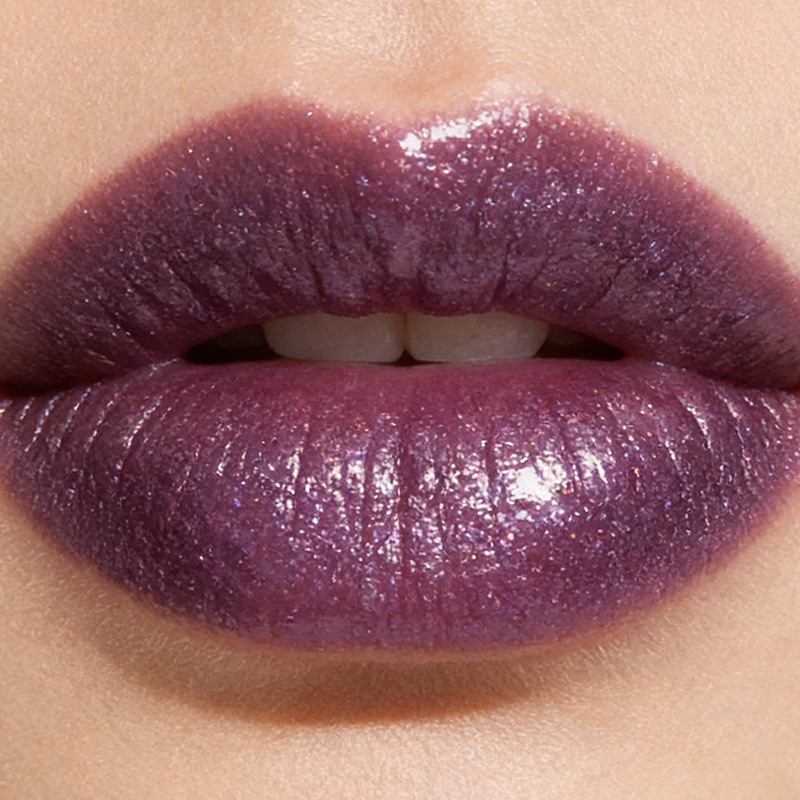 2 komada Metalik Sjajni Ljubičasti Set za Usne: Olovka za Usne, Ulje za Usne, Ruž za Usne za Žene, Dugotrajan, Lako se Nanosi, Vodootporan i Otporan na Znoj, Ne Blijedi Lako, Idealno za Svakodnevnu Upotrebu i Zabave