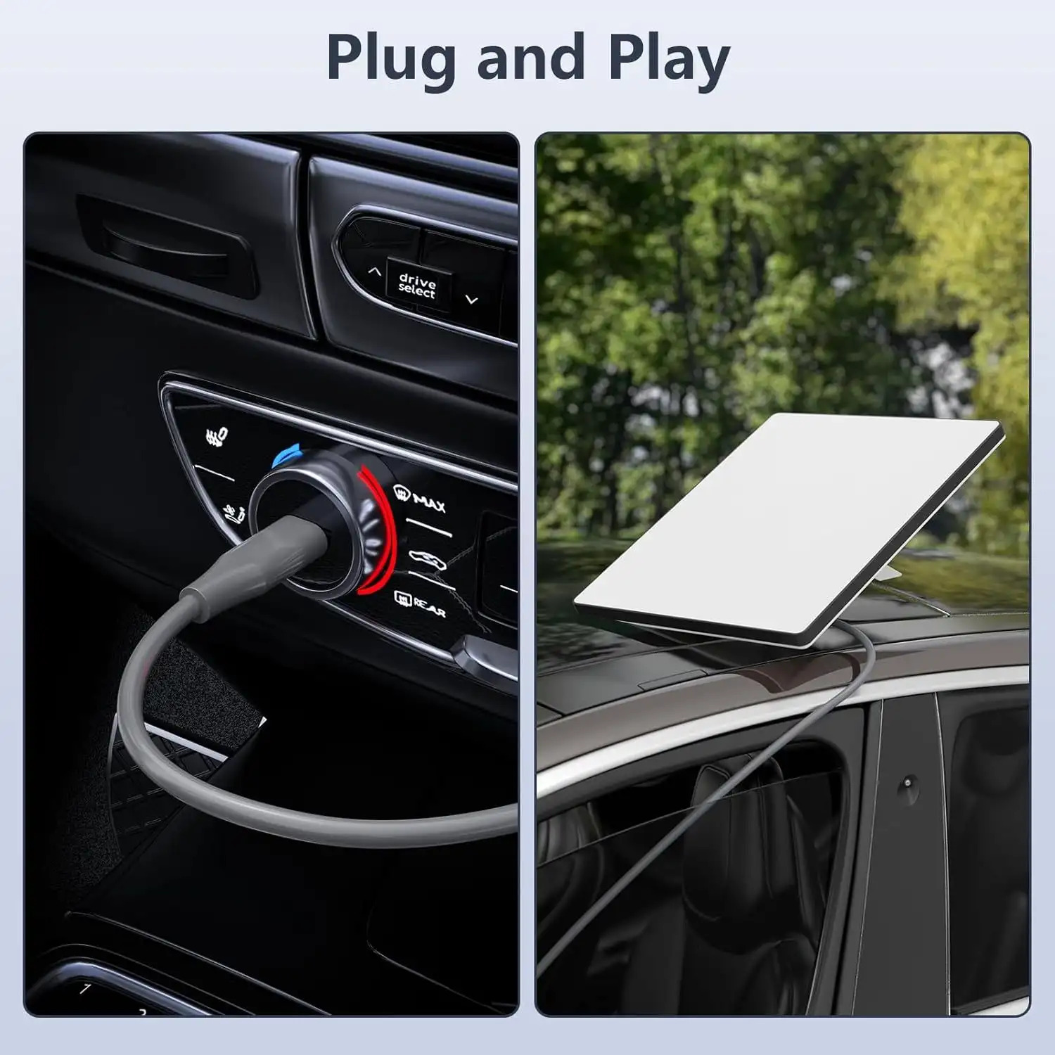 Câble d'alimentation portable USB Type-C vers DC avec extension optionnelle de 3 ou 5 mètres, compatible avec les power banks 100W et chargeurs PD, conçu pour Starlink Mini