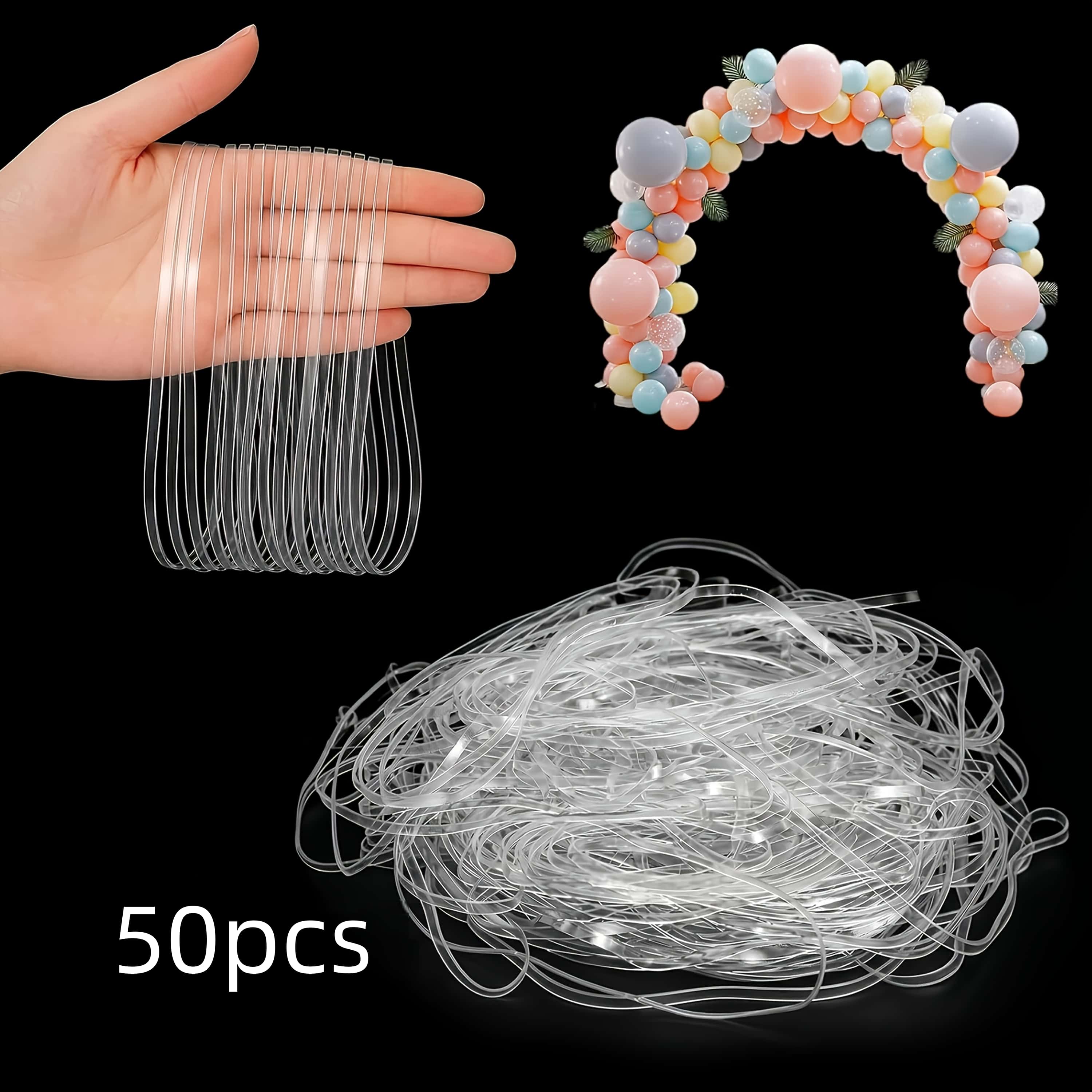 TEMU Rubber Bands For Balloon Arches, Large Rubber Bands For Balloon Garlands, Balloon Accessories, Durable, Not Prone To Sticking , For Arch Frames