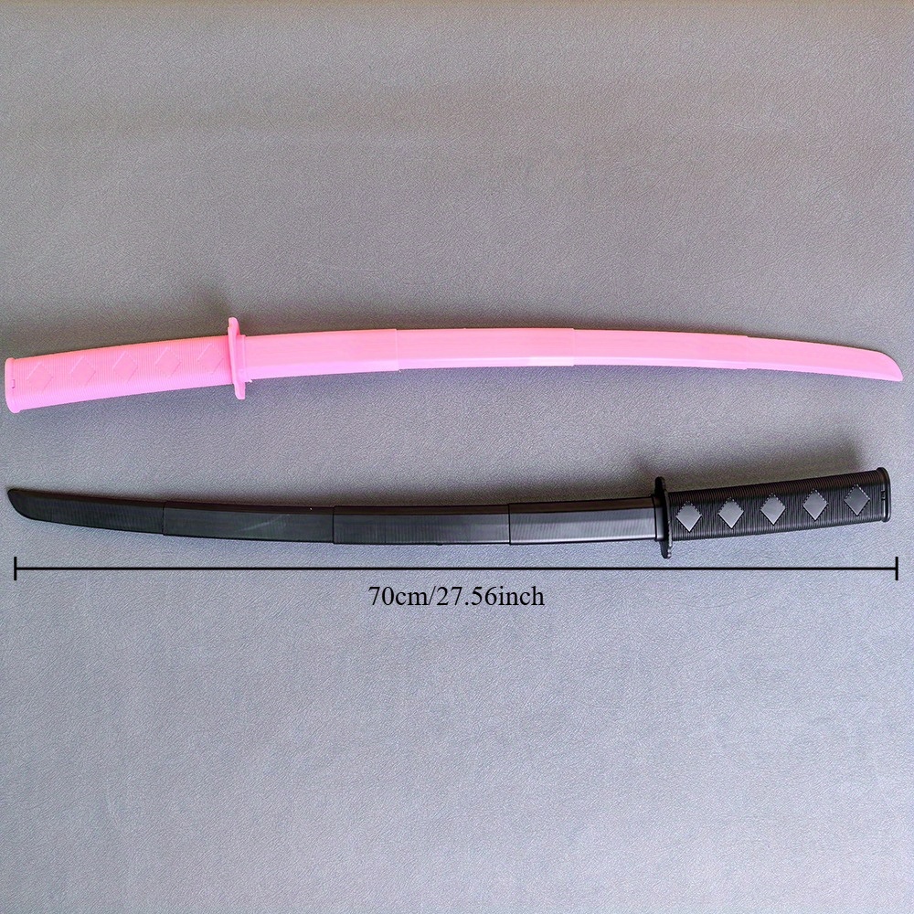 Pink Samurai Sword Retractable Role Playing Prop for Cosplay Halloween Costumes