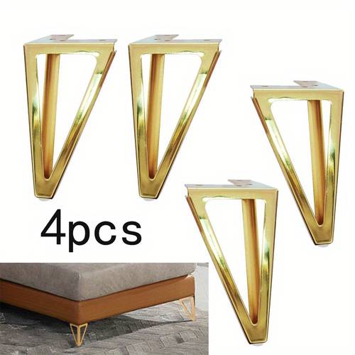 4pcs heavy duty metal furniture legs suitable for sofa cabinet table dresser replacement feet with sturdy installation compatible with tables chairs bed frames 4pcs