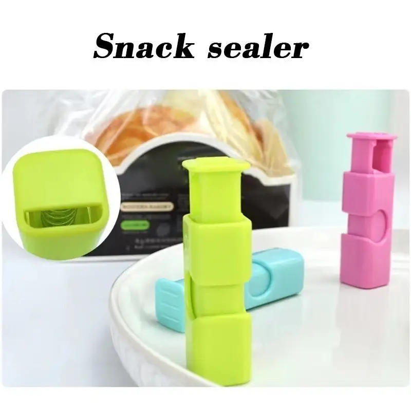 5 15 25 шт. ярких цветных зажимов для упаковки продуктов, влагозащитных, страховых, для запечатывания пакетов, бытовых, приправ, деталей для запечатывания пакетов 2
