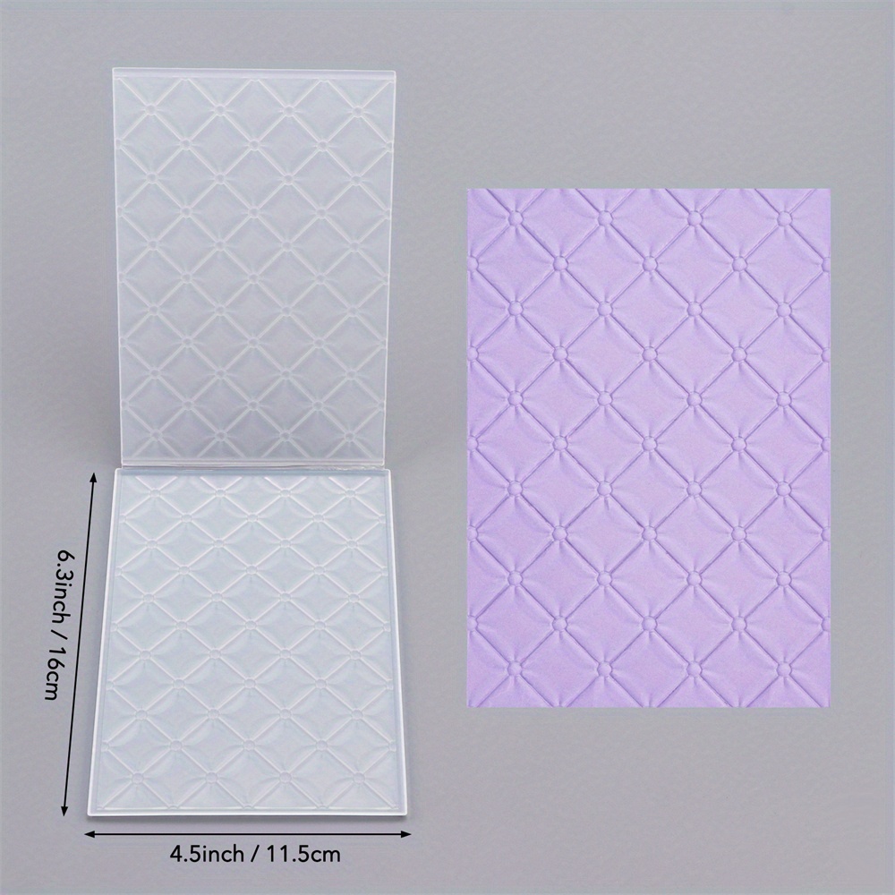 Geometry 3d Embossing Folder Texture Pattern Background Diy Decorative Cardboard Crafts Project Making