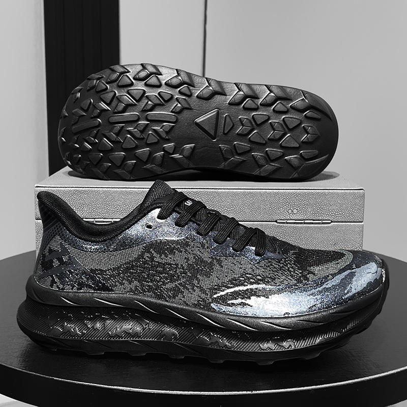 High-Quality Knit Upper Wide-Toe Sports Shoes