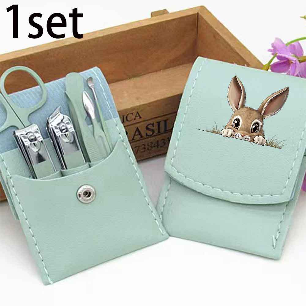 Portable 7pcs Stainless Steel Nail Clipper Set