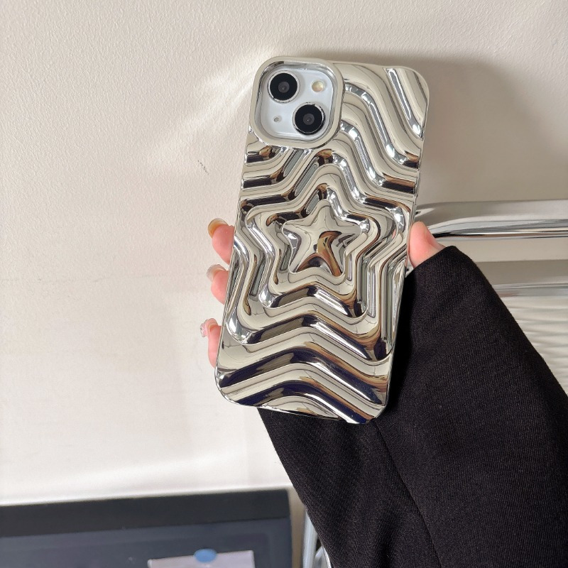 TEMU Phone Case: Premium Electroplated -pointed -coverage Drop-proof Protective Case, Creative And Niche, For 16/15/14/13 Pro Max