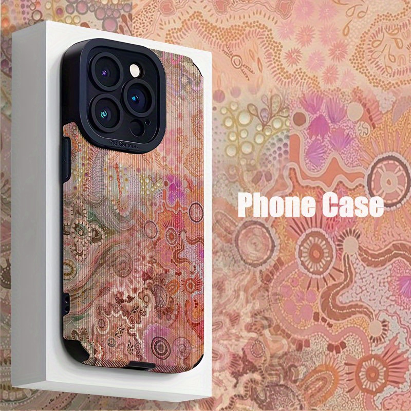 TEMU Phone Case - Elegant Retro Pattern Suitable For Tpu, Applicable To Iphone 16promax Phone Case Iphone 15promax/14/16plus/15/13p/12/11/x/xr/xsmax