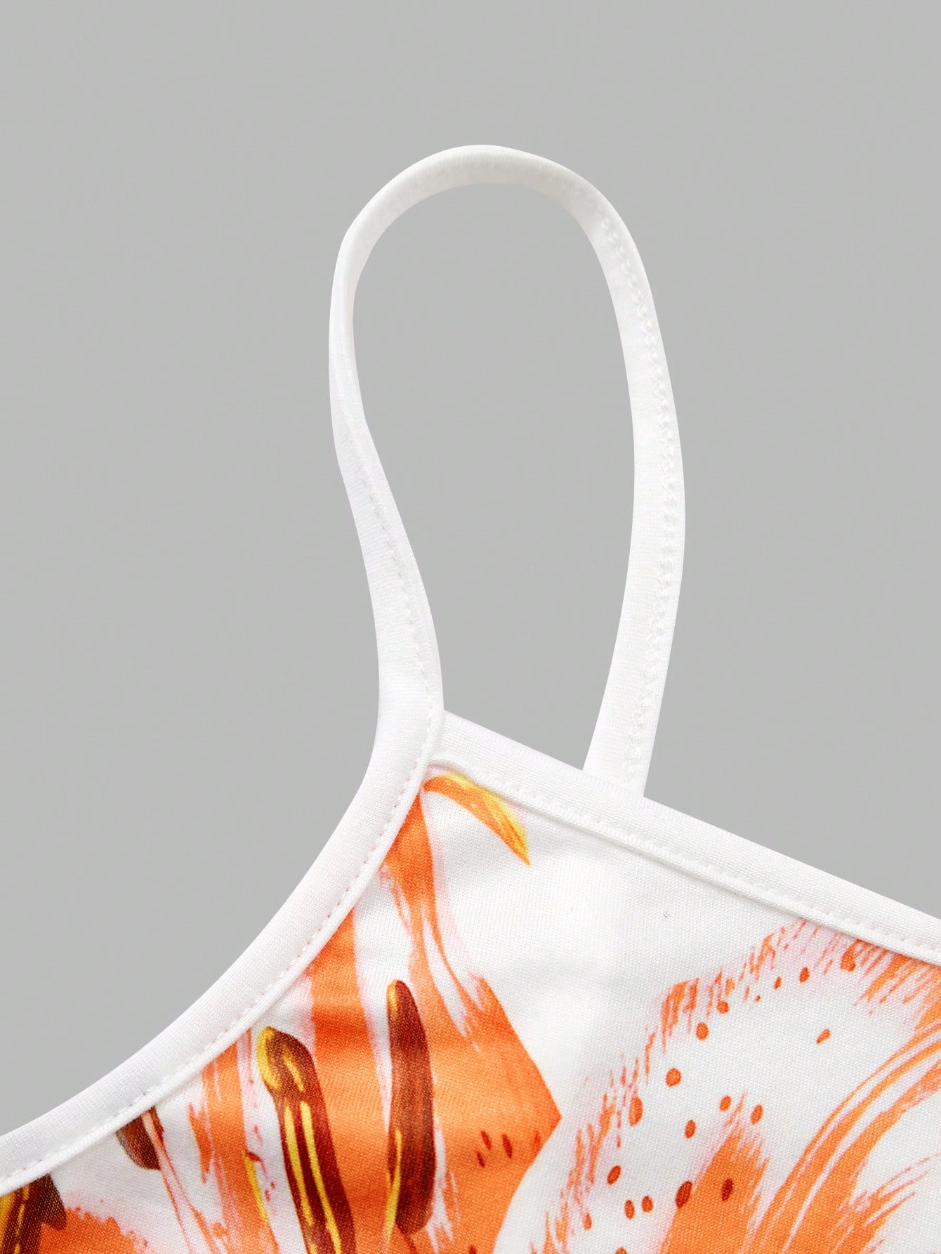 Conjunto de Top Cami Floral Casual e Saia Cake para Meninas 4