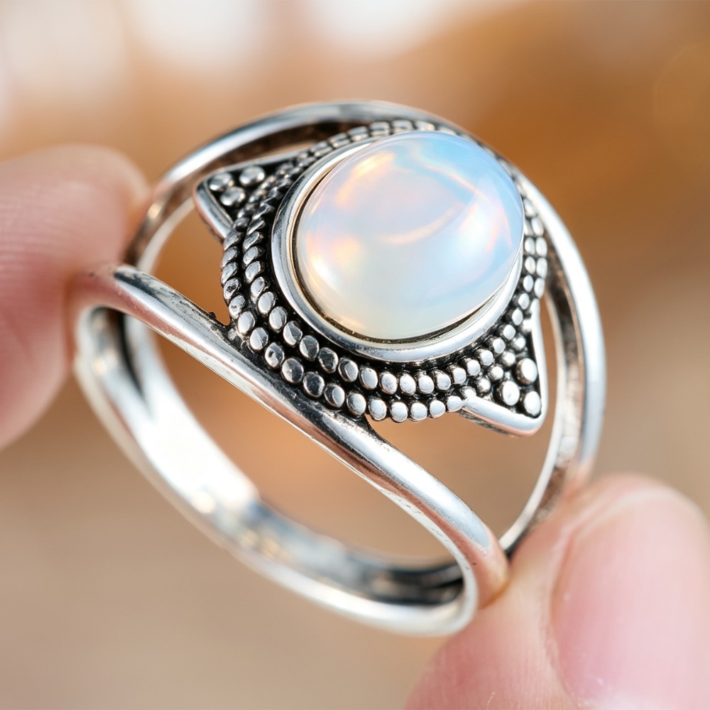 Vintage Copper Feel Bohemian Style Ring for Daily Wear
