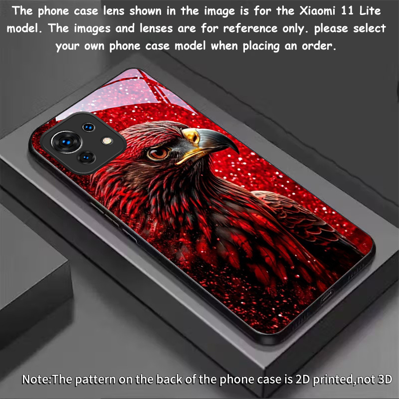 TEMU Phone Case - For Red Eagle Pattern New Phone Case Suitable For Redmi