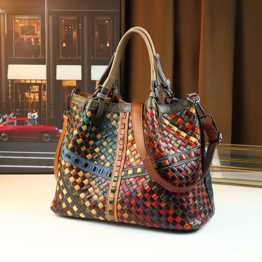 Mindia Handbag on woman's arm