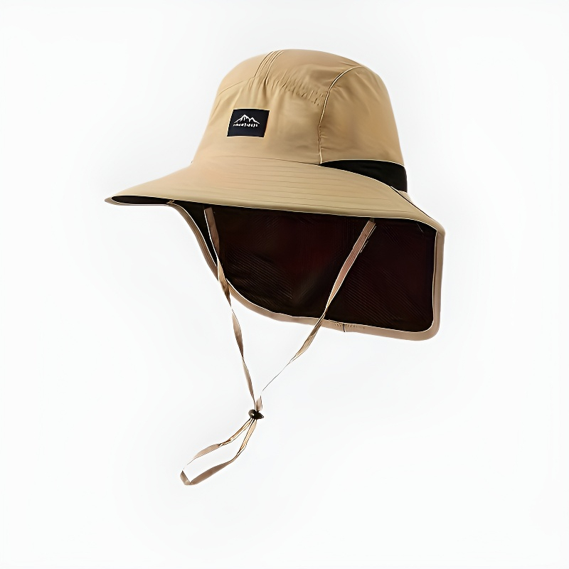 TEMU 1pc Of New Outdoor Bucket Hat, Suitable For Fishing, Travel, Outdoor Camping, And Long - Street Style, The Gift