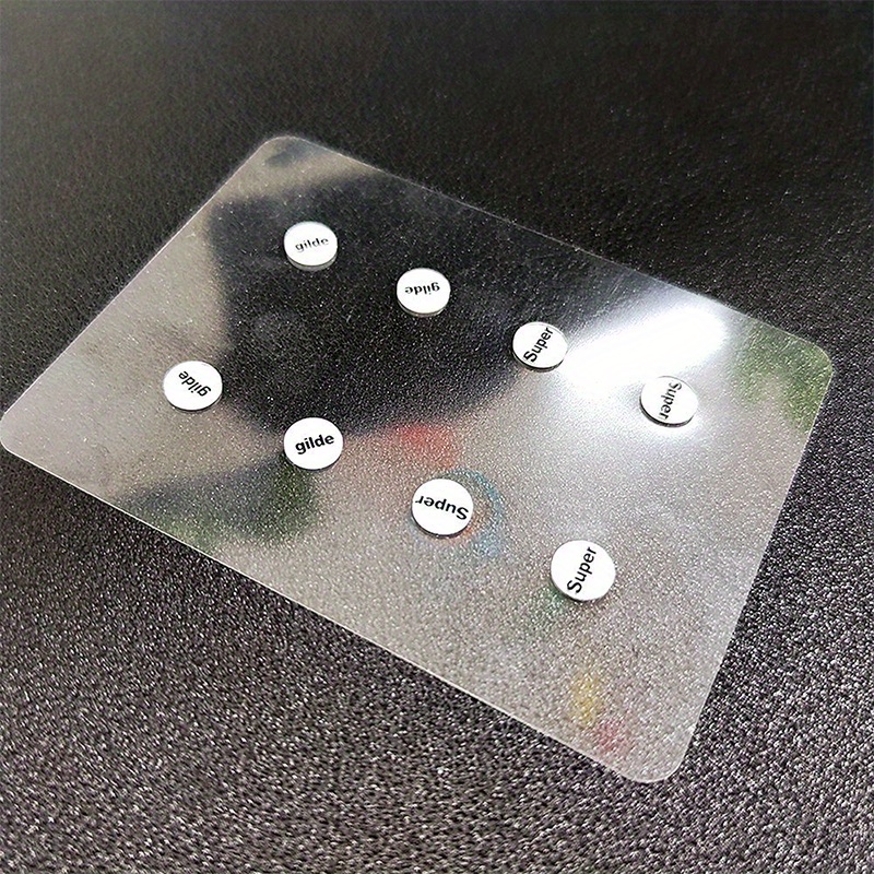 TEMU 1 Pack Glass Mouse Skates Diy Dots Mouse Feet Pads Sticker For Gaming Mouse Anti-slip Pad