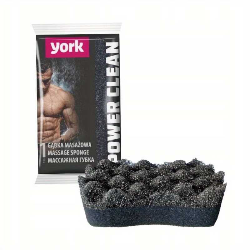 TEMU Black Bath Sponge. Massage And Peeling Of The Whole Body Men