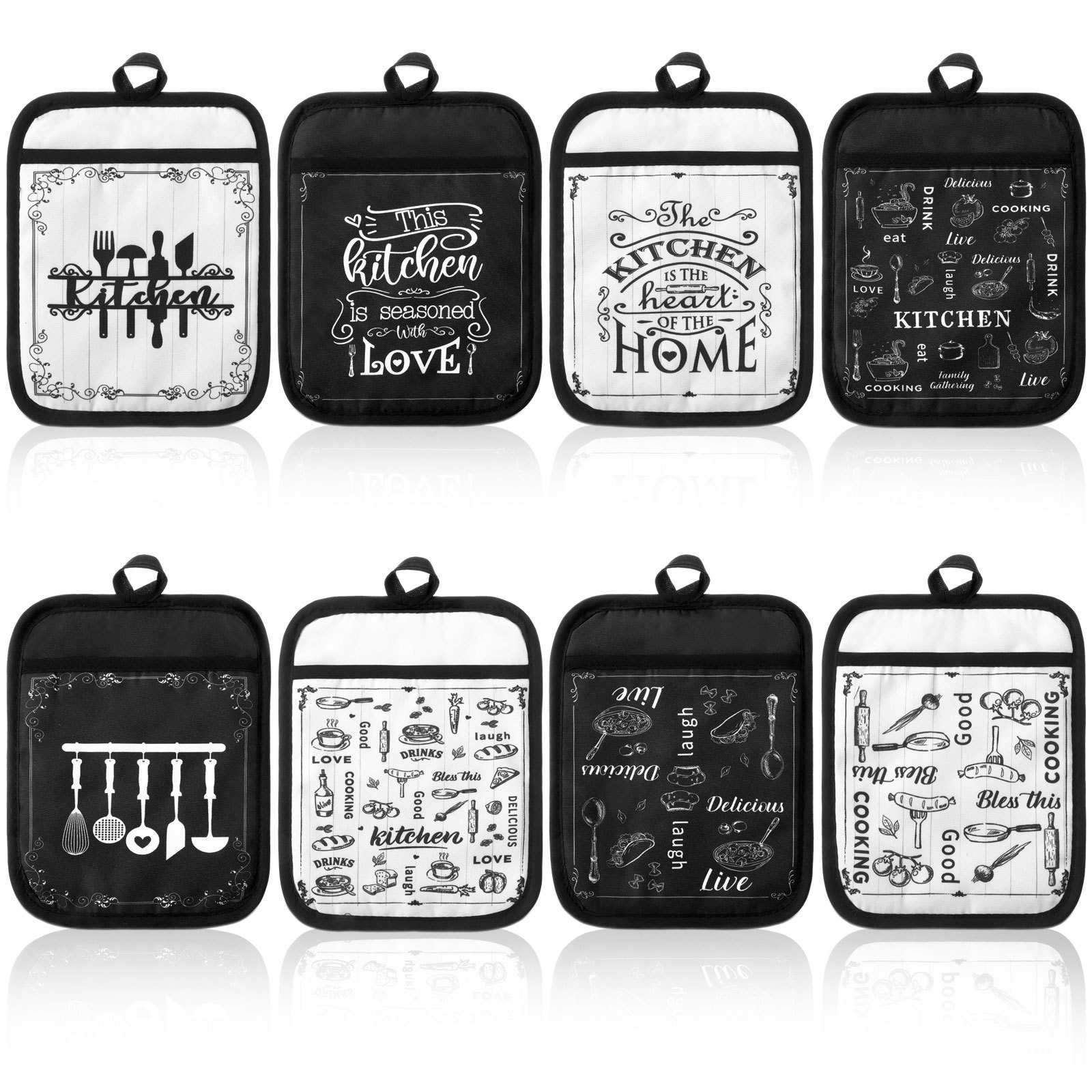 oven mitts and pot holders sold on Temu United States