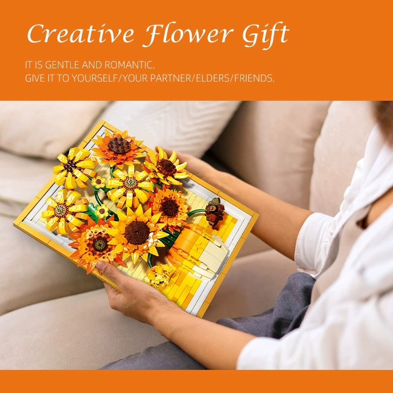 Sunflower Frame DIY Photo & Background Wall Decor Ornament