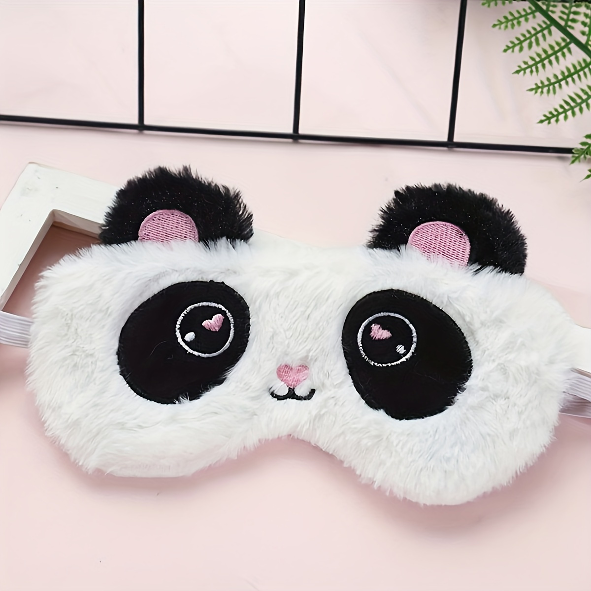 1pc Of Cute Panda-patterned Sleep Mask, Suitable For Types, Soft, Fragrance-free, A For Home Use