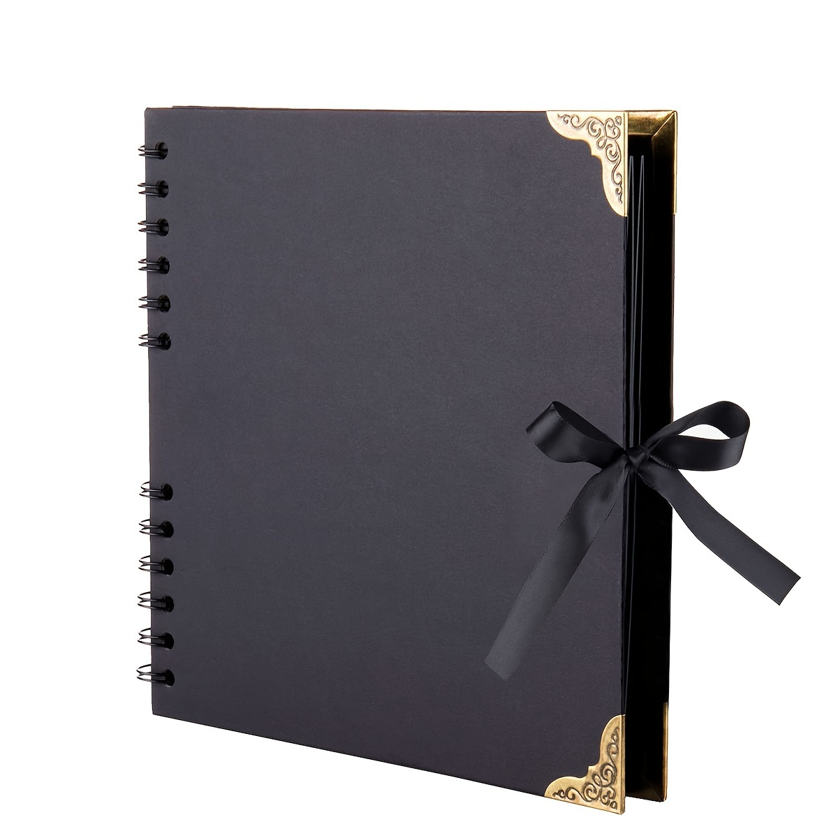 TEMU Scrapbook Photo Album 8in X 8in (60 Pages) - Diy Scrapbooking, Wedding & Anniversary Family Photos, Decor, Scrapbook Deco