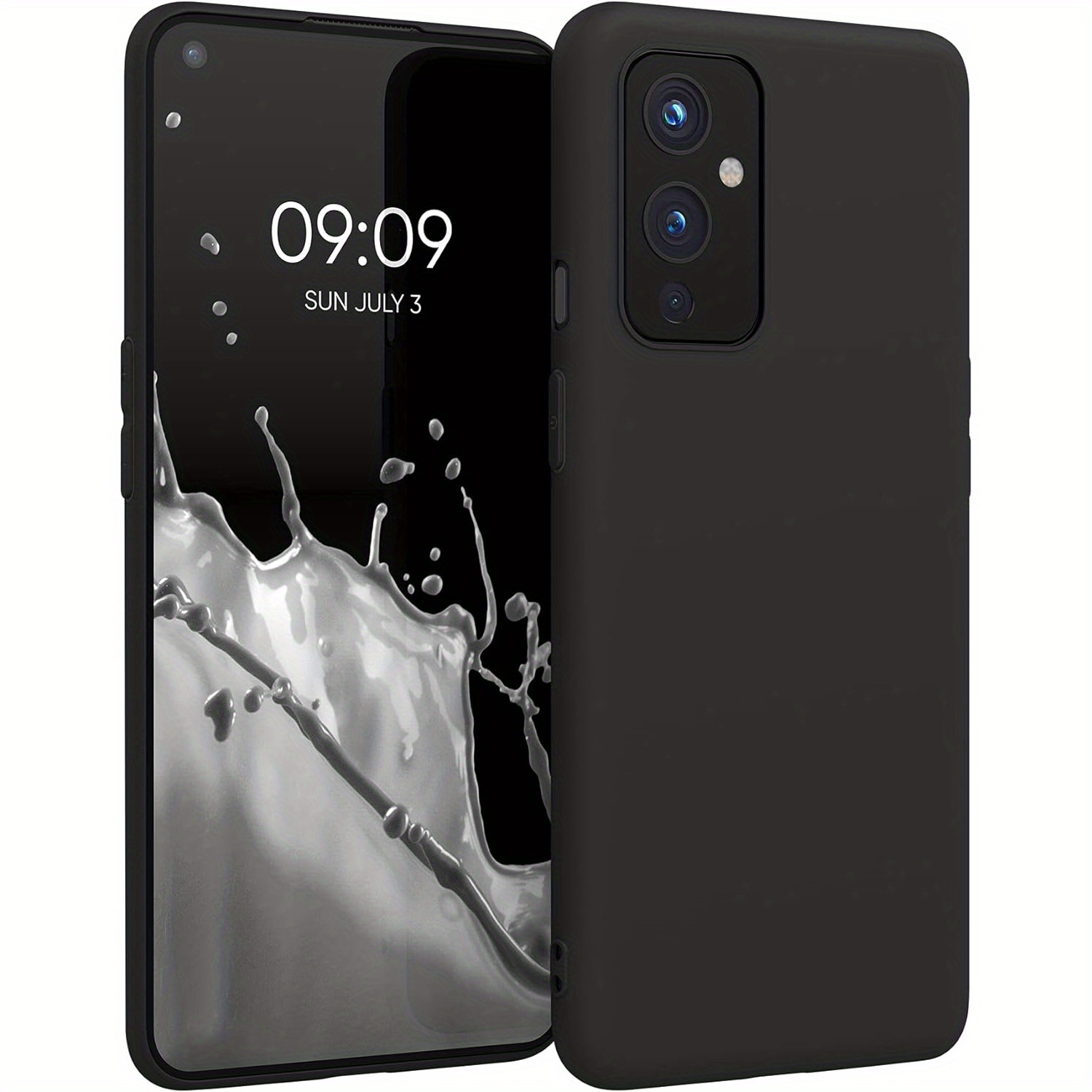 TEMU Phone Case: For Oneplus 9 / 9 Pro Case Slim Shockproof Flexible Black Matt Soft Protective Phone Case Cover