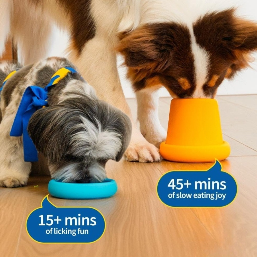 Dog Enrichment Bowl and Feeding Toy Set