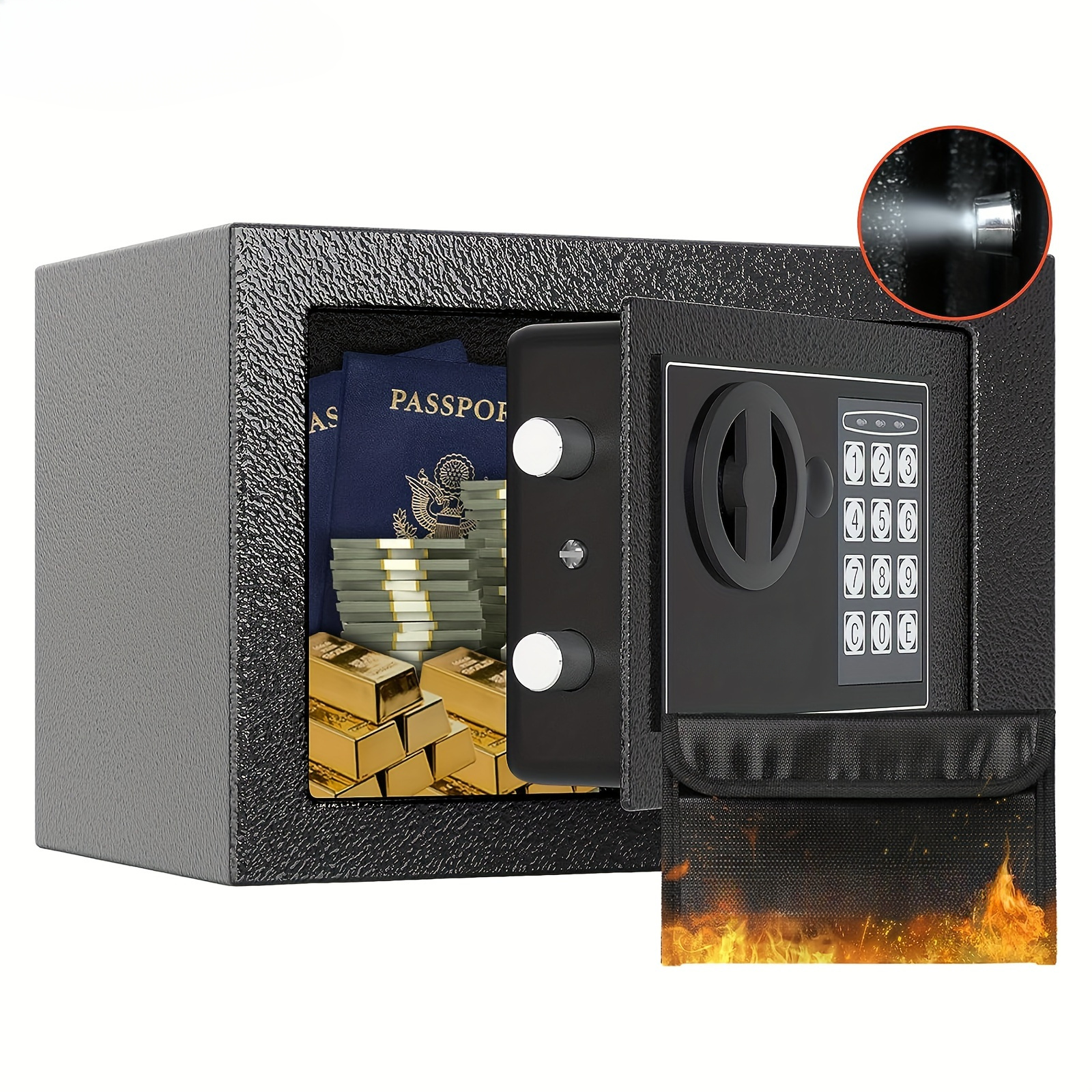 money storage locker for home with sensor light locker for with keys pass code lock box with digital keypad storage and details 1
