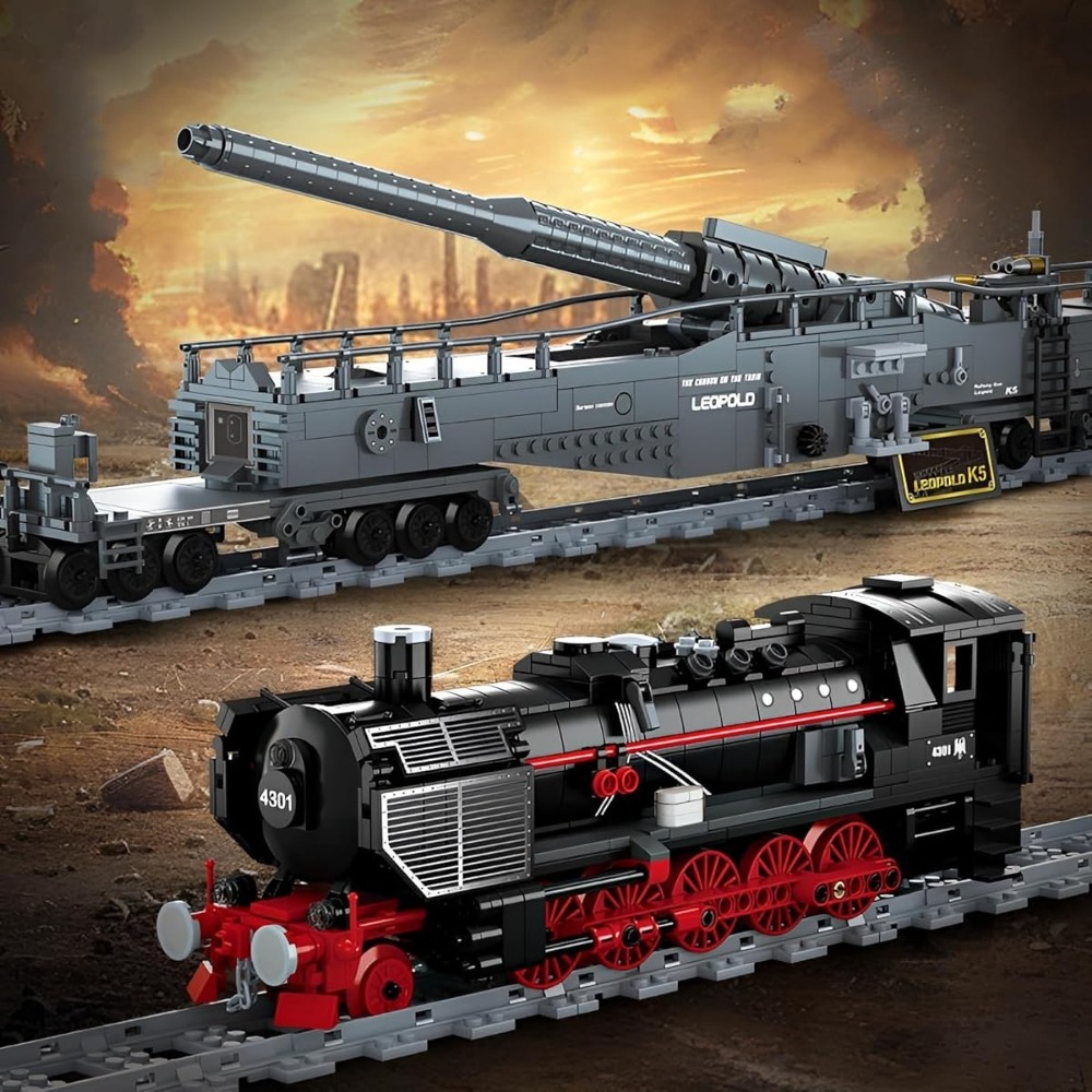 Image of German K5 Railway Model, Detailed Sculpture Desktop Figurine For Home Decor, Collectible Ornament For Office Desk And Bookshelf, Ideal Gift For Hobbyists