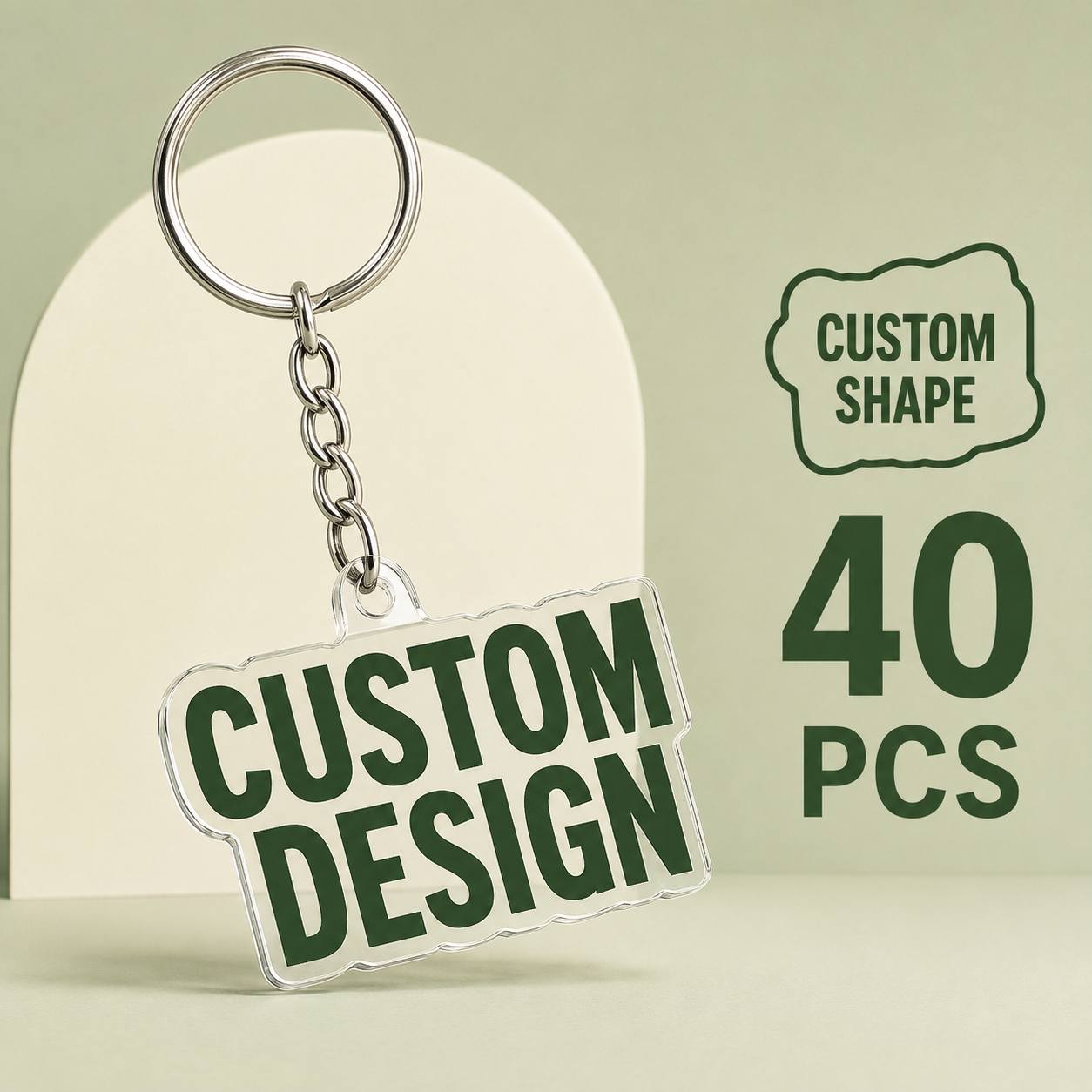 TEMU Custom Acrylic Keychains With Self- Images And Logos, Featuring Pictures Of Couples, Family, , Scenery, Pets, And Company Logos. Suitable As