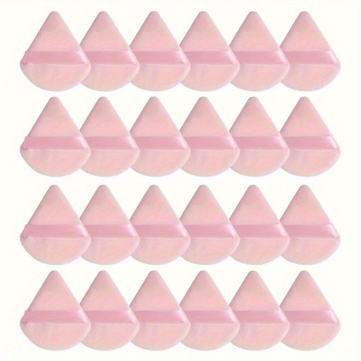 25pcs Reusable Triangular Makeup Sponges, Makeup , Soft And Unscented, For Foundation, Loose Powder, Blush - Gentle And Non-irritating, High-quality Beauty Tools