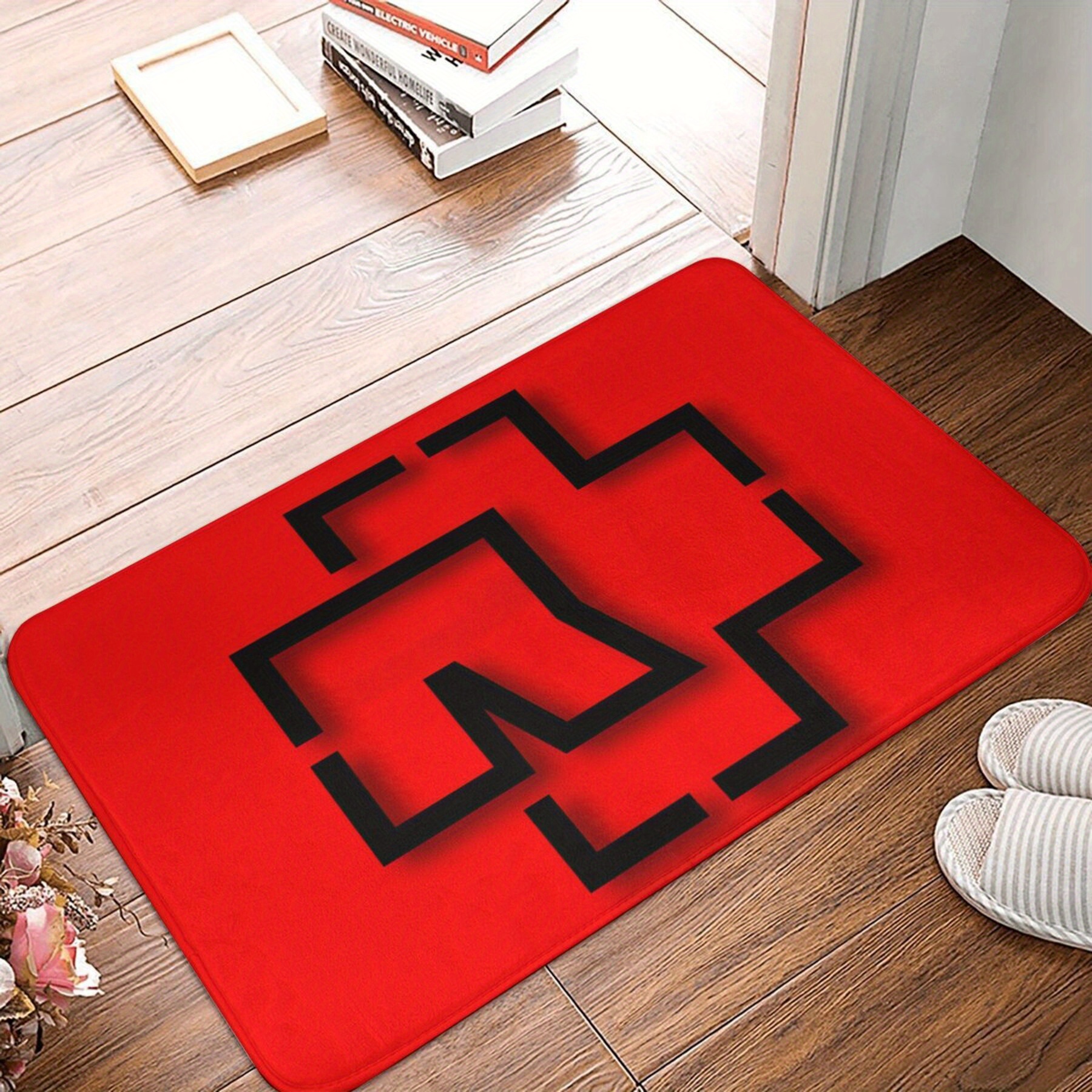 

Doormat - Washable Rectangle Entryway Rug, Mat For Kitchen, Bathroom, Bedroom, Hallway & Decor - 1pc