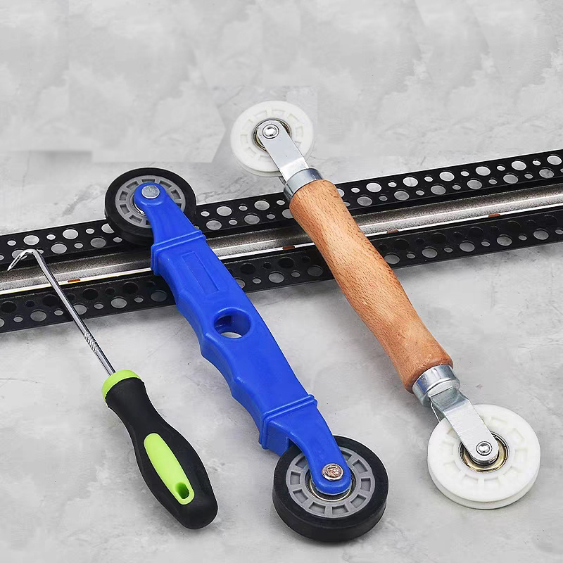 E-shop 3-teiliges LED-Streifen-Montagewerkzeug-Set mit 2 Rädern – Professionelle Elektriker-Werkzeuge für schnelle & einfache klebstofffreie Montage in