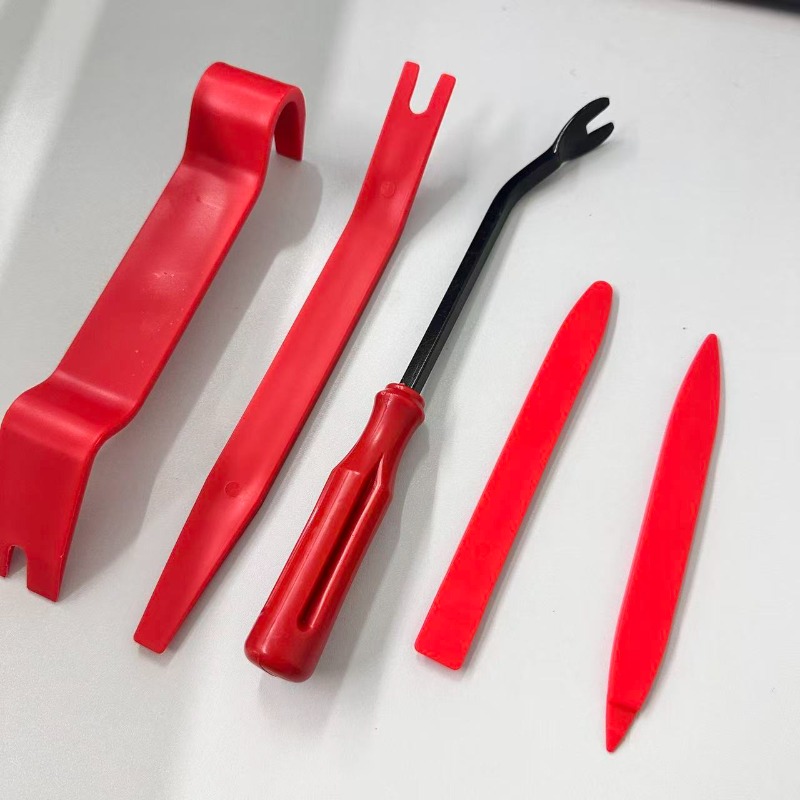 TEMU Car Center Console Trim Removal Pry Bar, Thickened Plastic Interior Modification Pry Kit