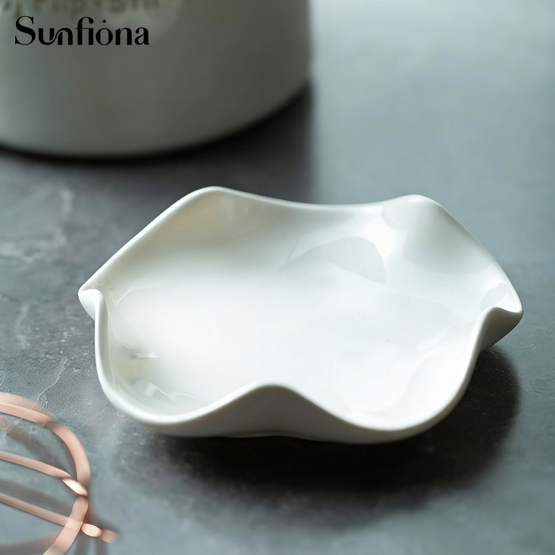 TEMU Reposacucharas para estufa, soporte de cerámica de 5.3 pulgadas para cuchara de cocina, soporte para cucharita de café, reposa utensilios de