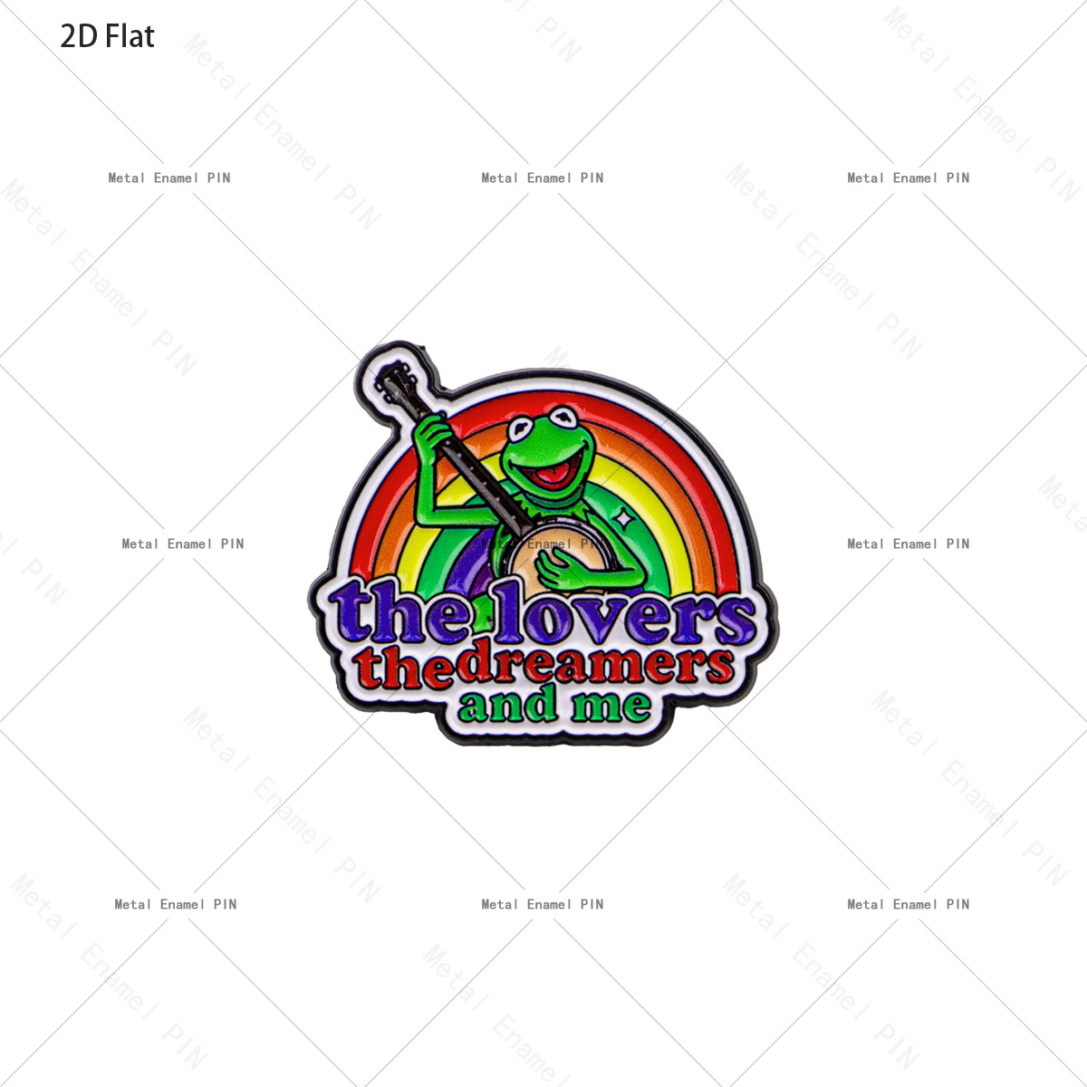 TEMU 2d Flat 1pc " The And Me" Enamel Lapel Pins Unisex Brooch Badges Fashion Additions For Backpack Clothing Gift