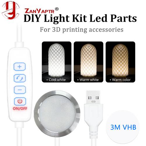 adjustable led lamp kit from for featuring parts for models with white cold and warm excluding shell 001