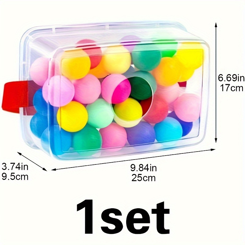 1 Set Outdoor Family Party Game - Shake Ball Box with 30 Colorful Balls, Perfect for Christmas, Thanksgiving, & Halloween Gifts, No Electricity Needed, Ideal for Creating a Memorable Holiday Gathering, Game Accessories|Vibrant Game Set|Durable Plastic