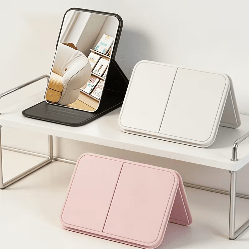 10pcs Foldable Mini Makeup Mirror Set, Portable Compact Vanity Mirrors