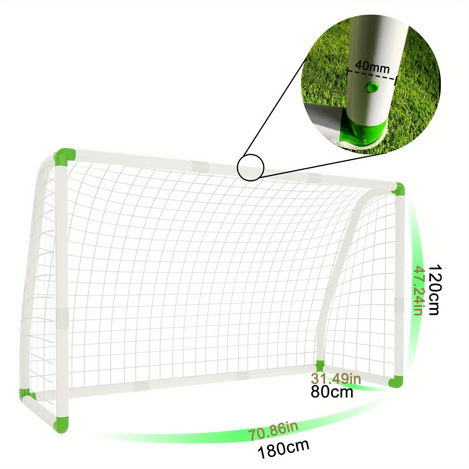Soccer Goal, Soccer Goal With Net, Garden, Club Soccer Training Goal, Soccer Goal For Any Weather