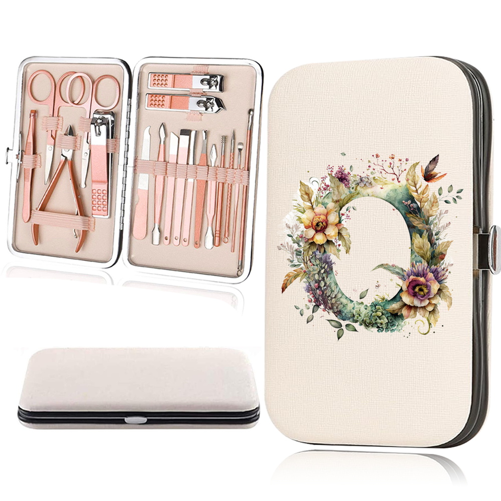 18pcs Essential Travel Nail Clipper Set with Organizer Case