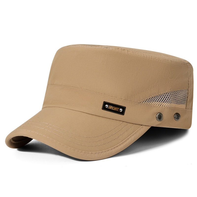 Men's Summer Thin Quick-Drying Flat-Top Hat