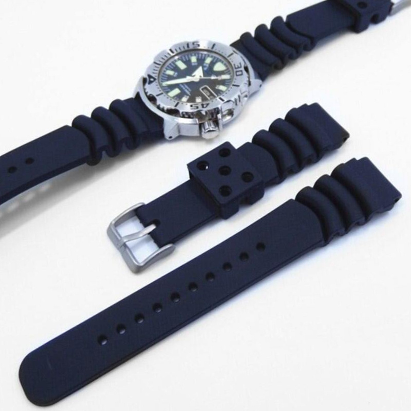 mens watch accessories diving watch rubber strap dal0bp skx007  21j1 18mm 20mm 22mm 24  strap 0