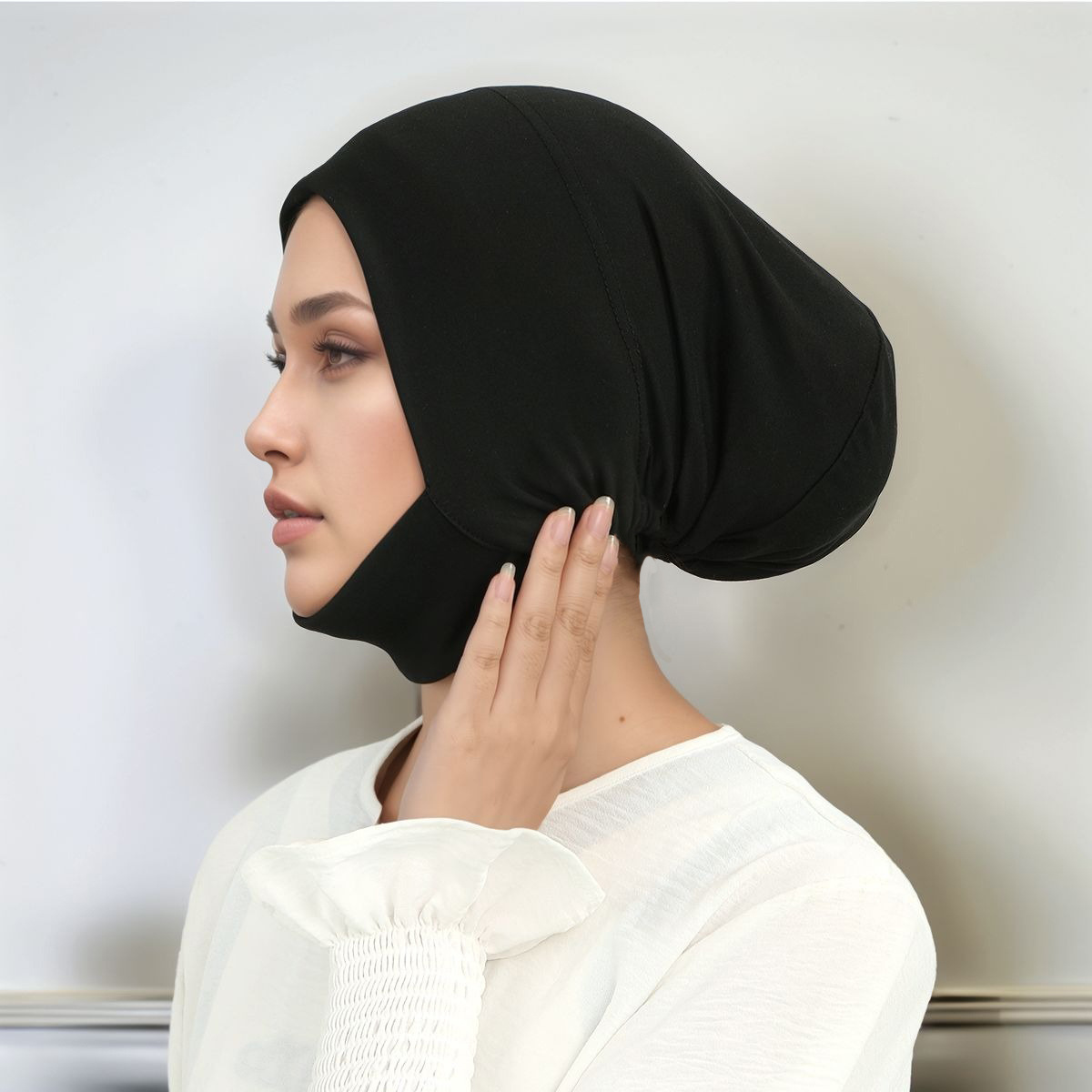 1/4pcs Women' Wear Cap With , Lightweight And Breathable Headscarf
