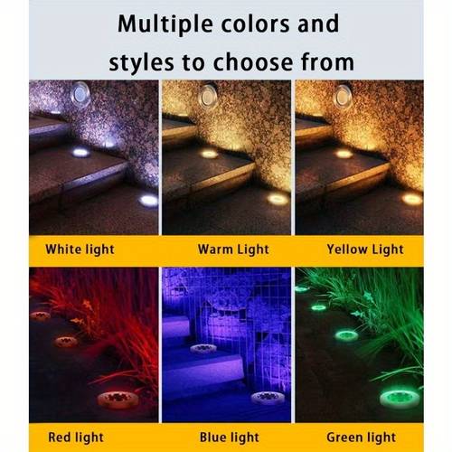landscape lights well lights landscape led multi color automatic replacement solar ground lights outdoor with 12 leds ip44 grade solar outdoor lights solar garden lights used for pathway garden yard halloween decorations