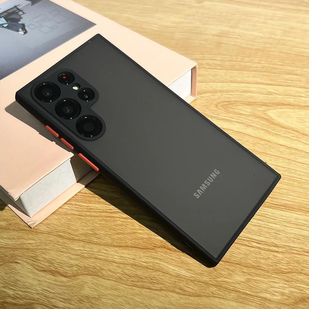 E-shop Handyhülle: Luxuriöse Aromr stoßfeste Hülle für for Samsung Galaxy A37/A57/S26/26 Plus/25+/S26 Ultra mit hautähnlicher Kameraschutz