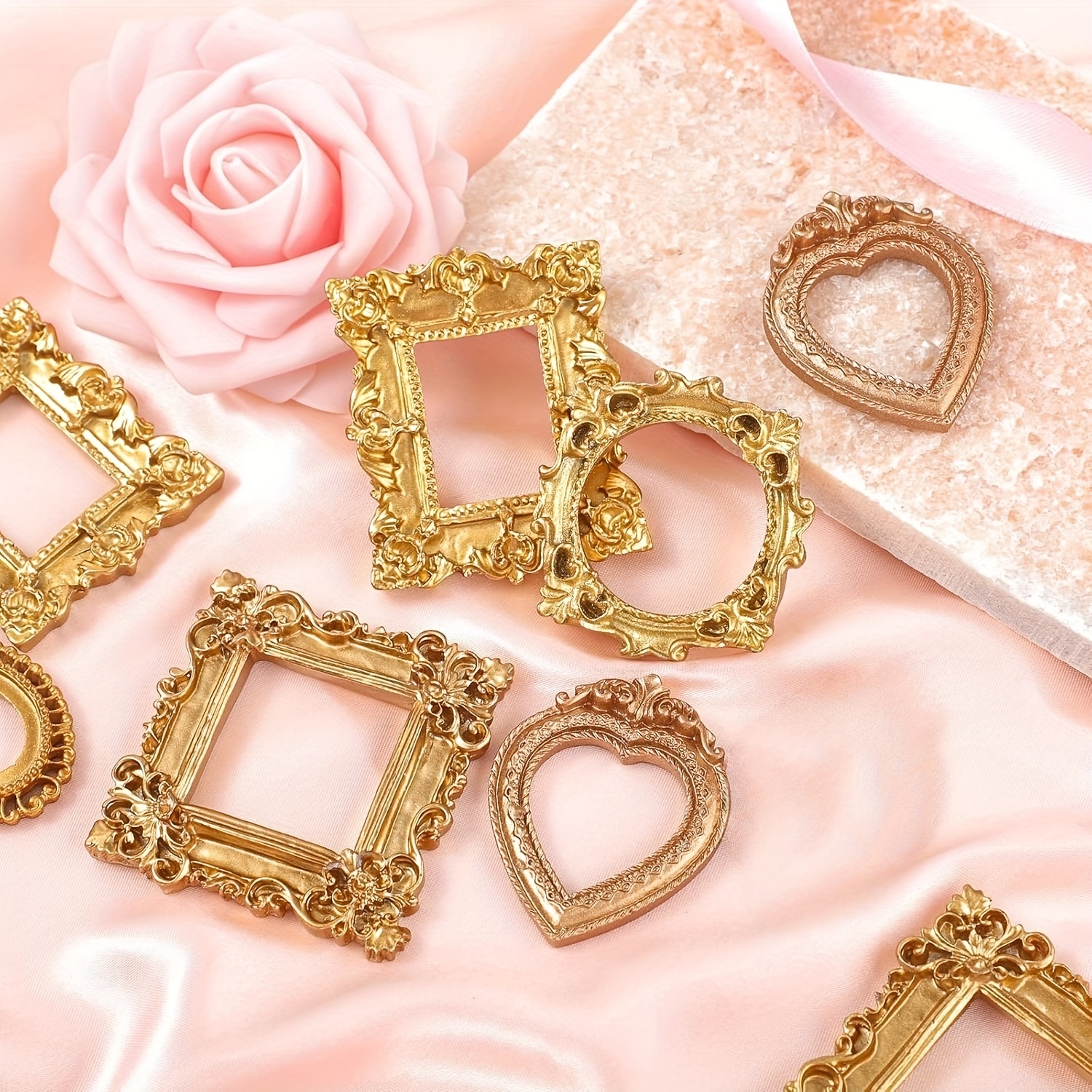 item picture 11   photo frames vintage square mini frames suitable for   display desktop decor mini photos   decorations gallery   collection