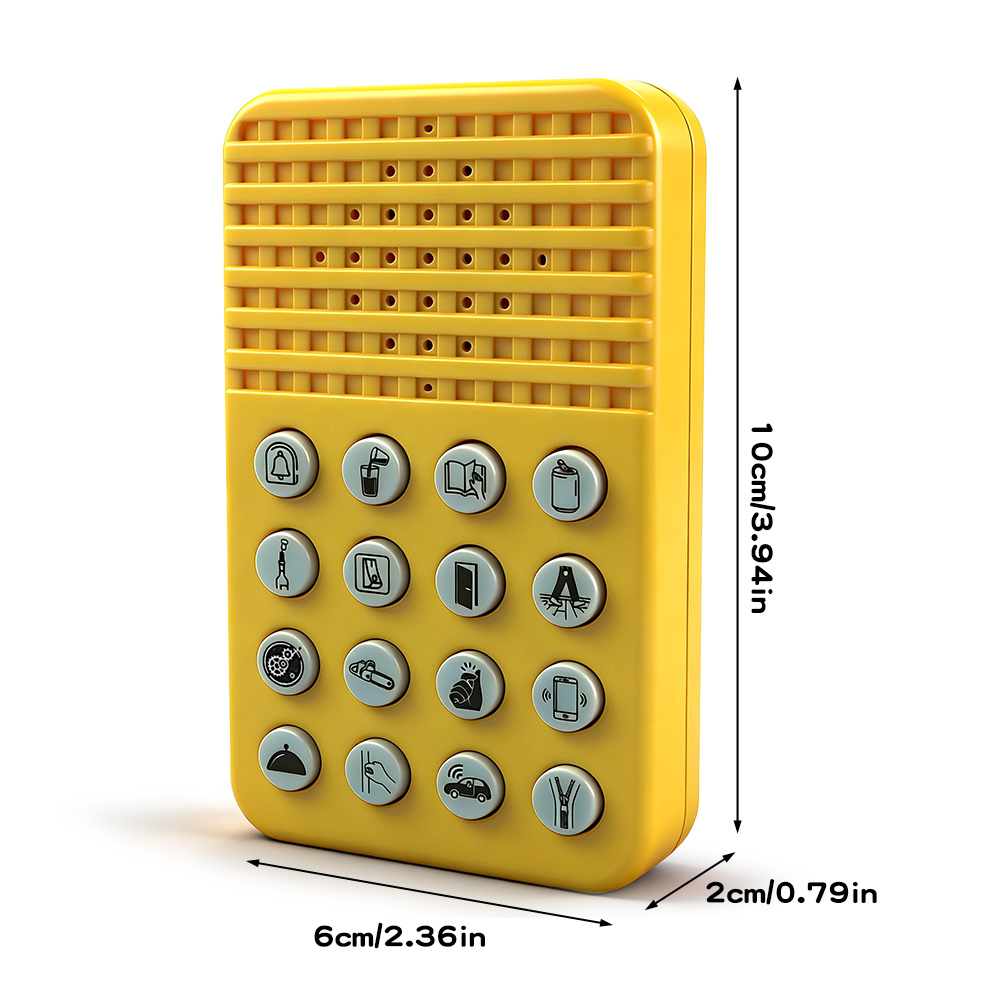 Yellow Sound Effects Machine, Fun Daily Sound Effects Toy